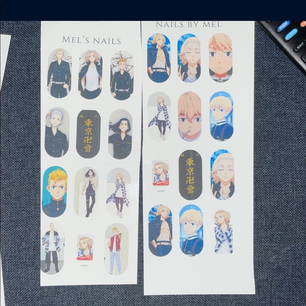 Tokyo revengers nail decal